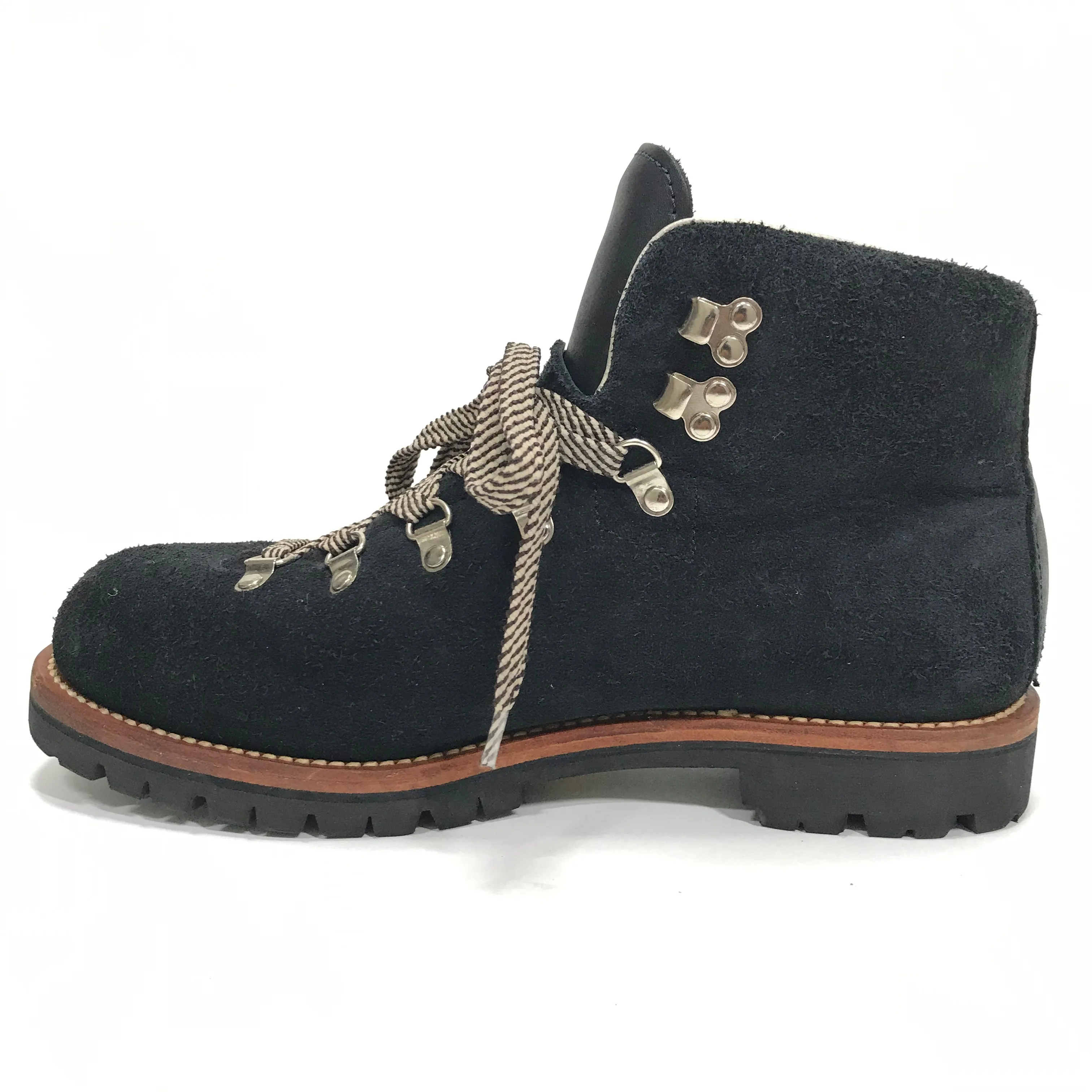 [10] A Bathing Ape Bape Suede Hiking Boots Navy