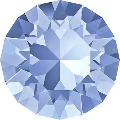 1028 & 1088 Swarovski Chaton & Round Stones, Light Sapphire (211)