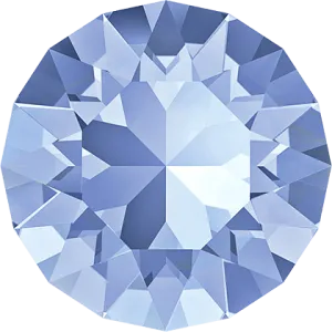 1028 & 1088 Swarovski Chaton & Round Stones, Light Sapphire (211)