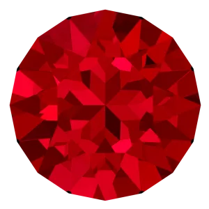 1028 & 1088 Swarovski Chaton & Round Stones, Scarlet (276)