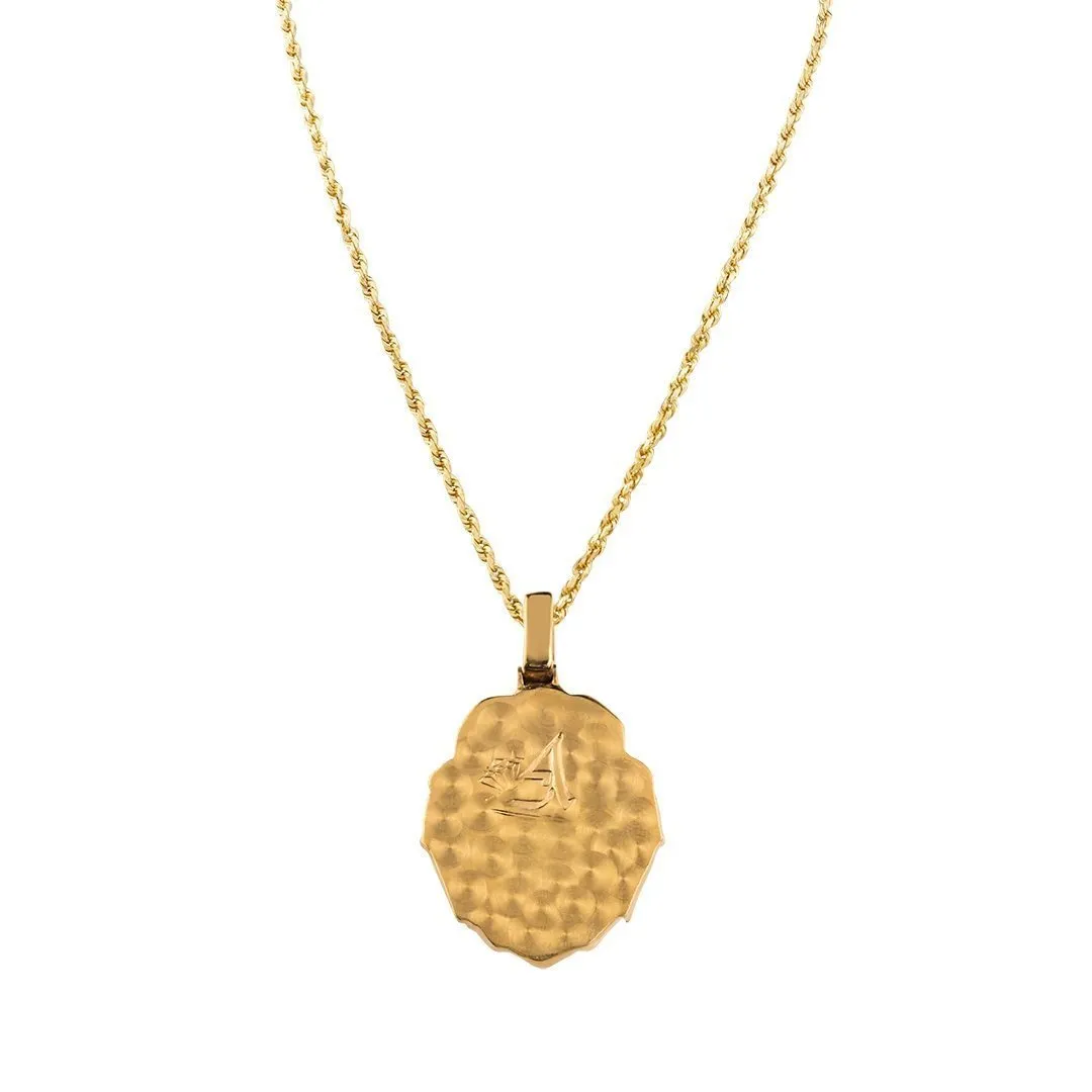 14k Yellow Gold Diamond Lion Pendant 5.50 Ctw