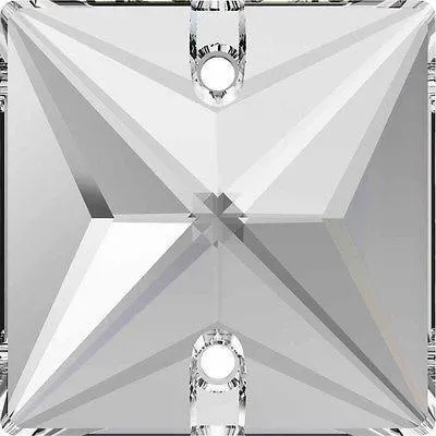 3240 Swarovski Square Sew-On Stones