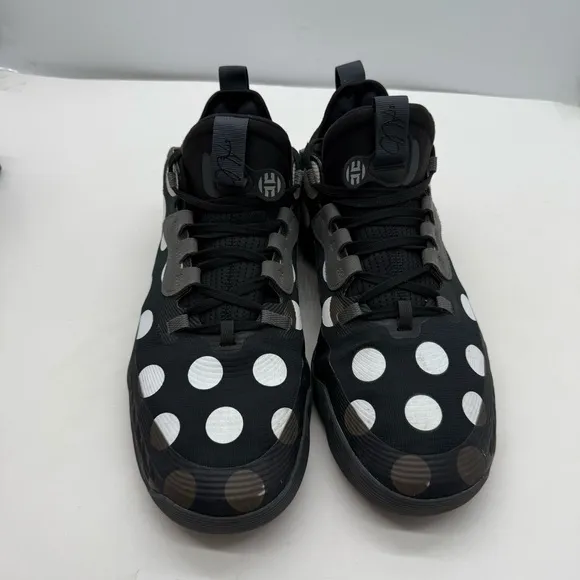 Adidas Harden Vol 5 Mens 11 Polka Dot Basketball Shoe Sneaker Black/White H68597