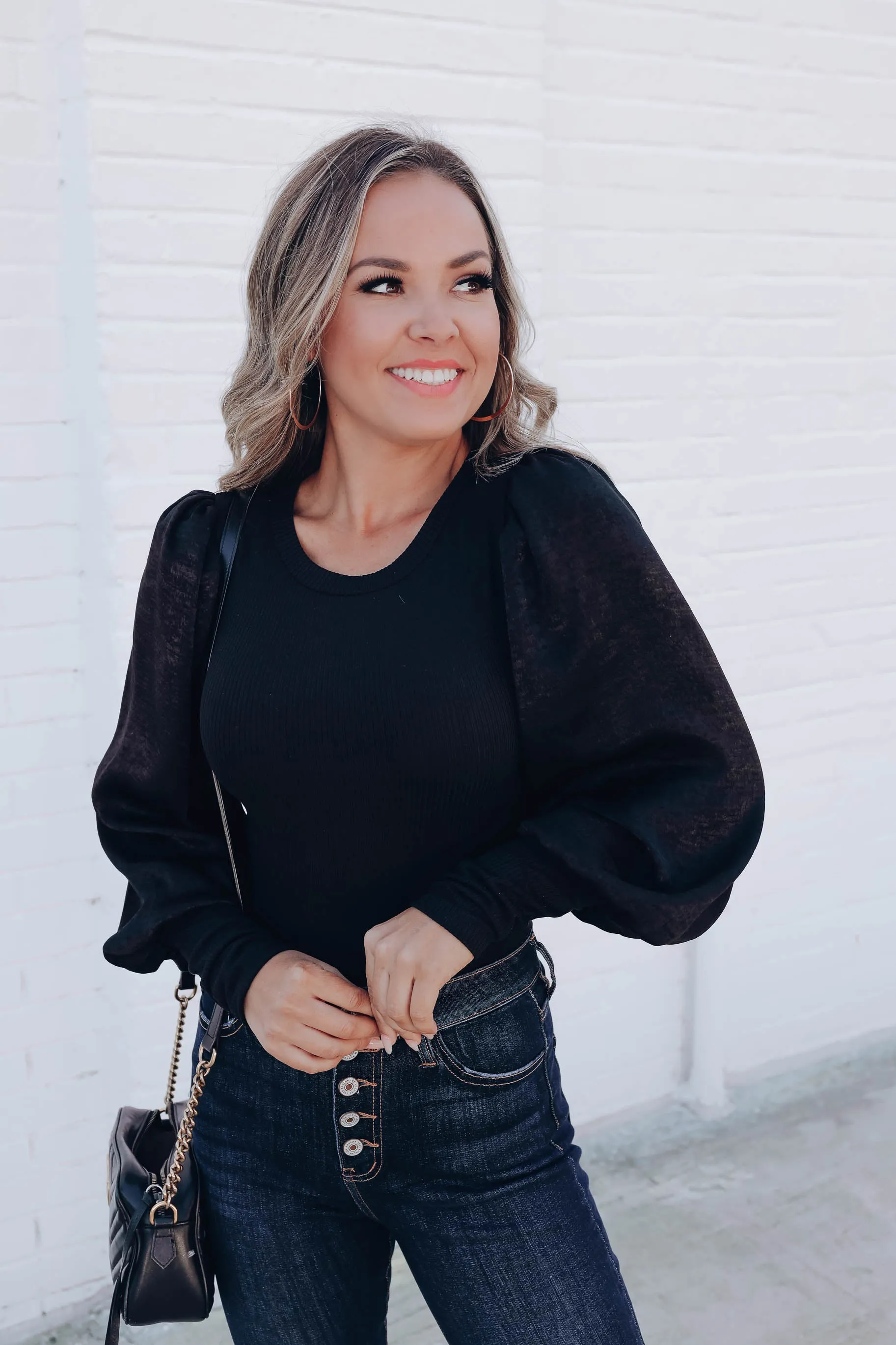 Alba Bishop Sleeve Bodysuit