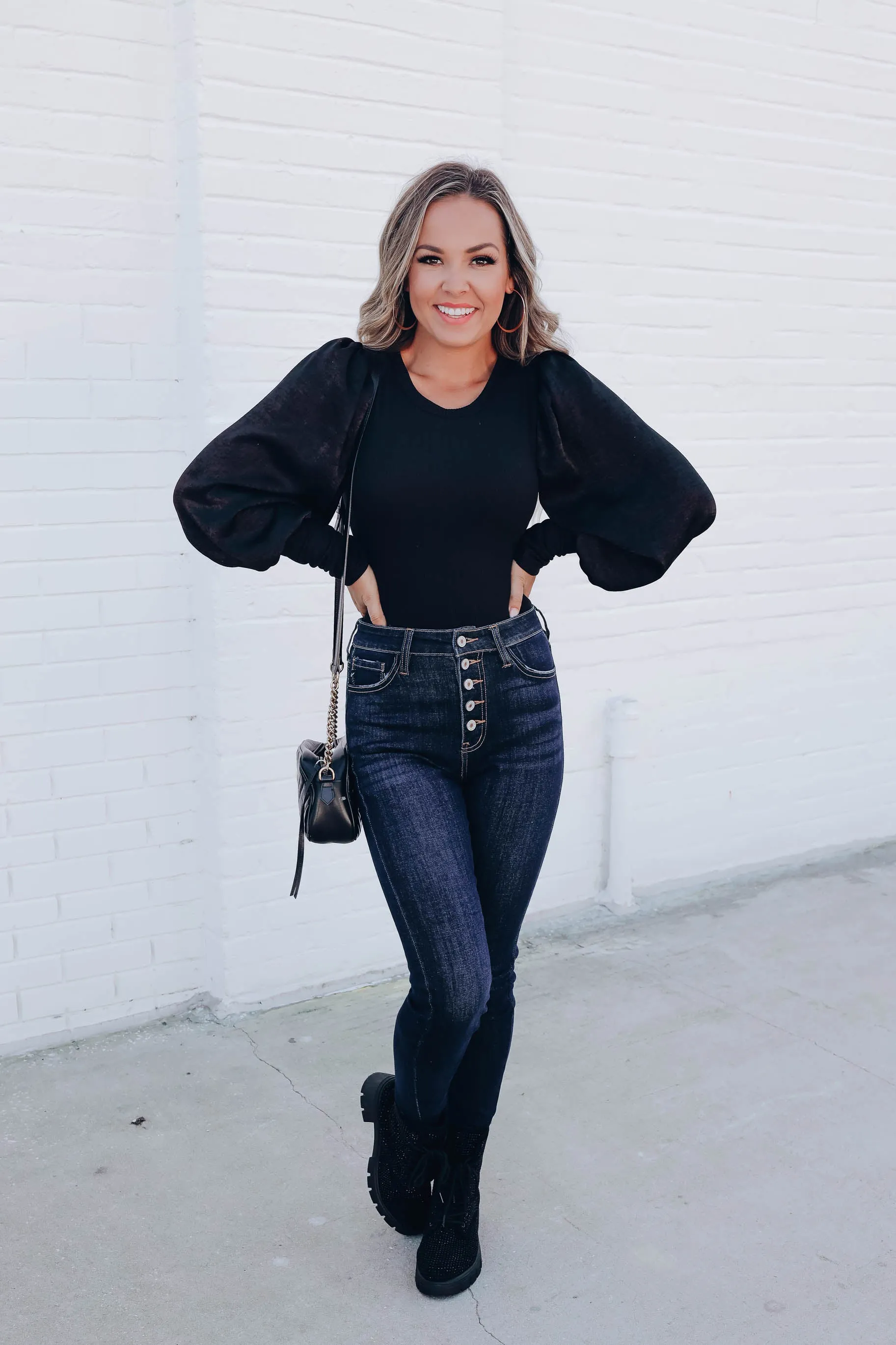 Alba Bishop Sleeve Bodysuit
