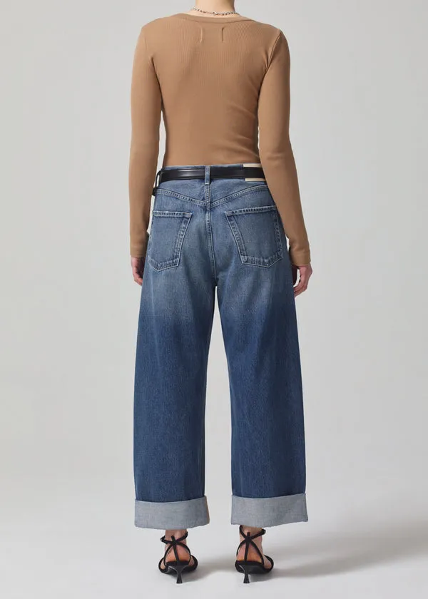 Ayla Baggy Cuffed Crop