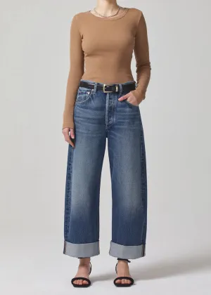 Ayla Baggy Cuffed Crop