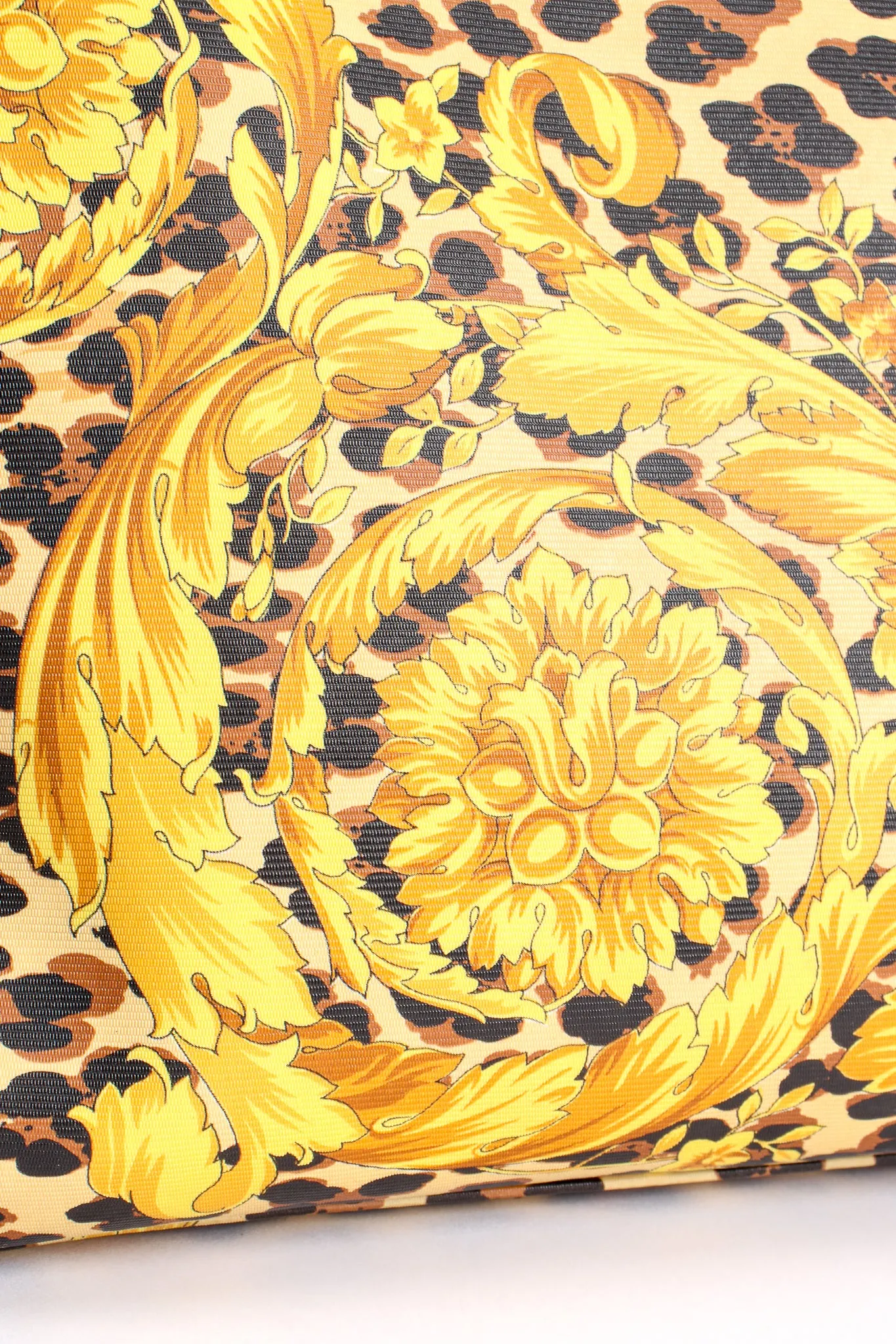 Baroque Leopard Print Tote