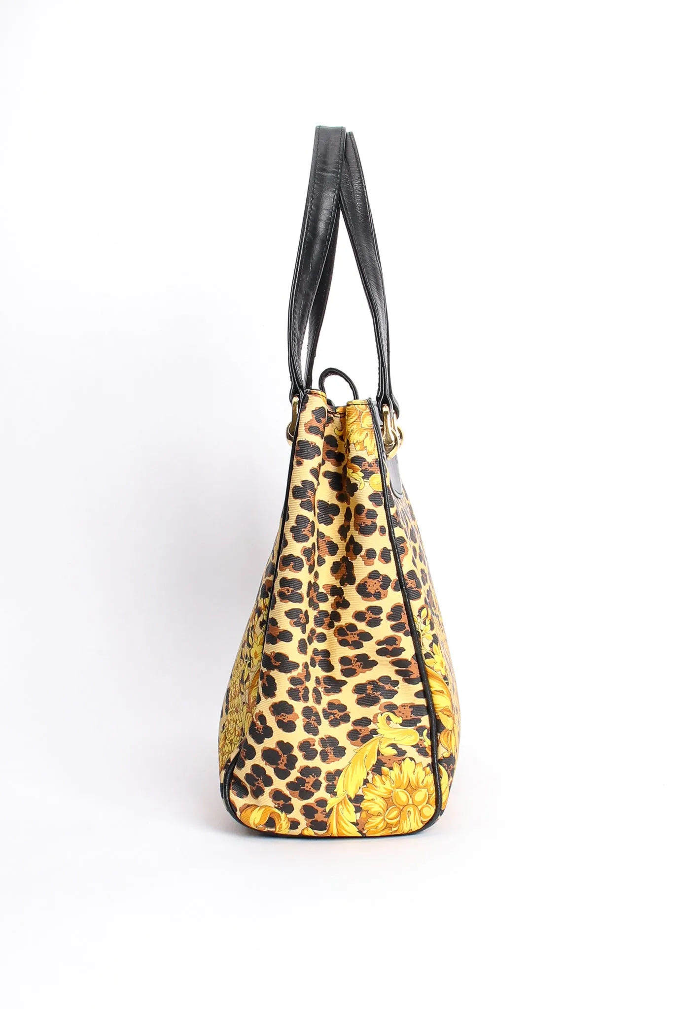 Baroque Leopard Print Tote
