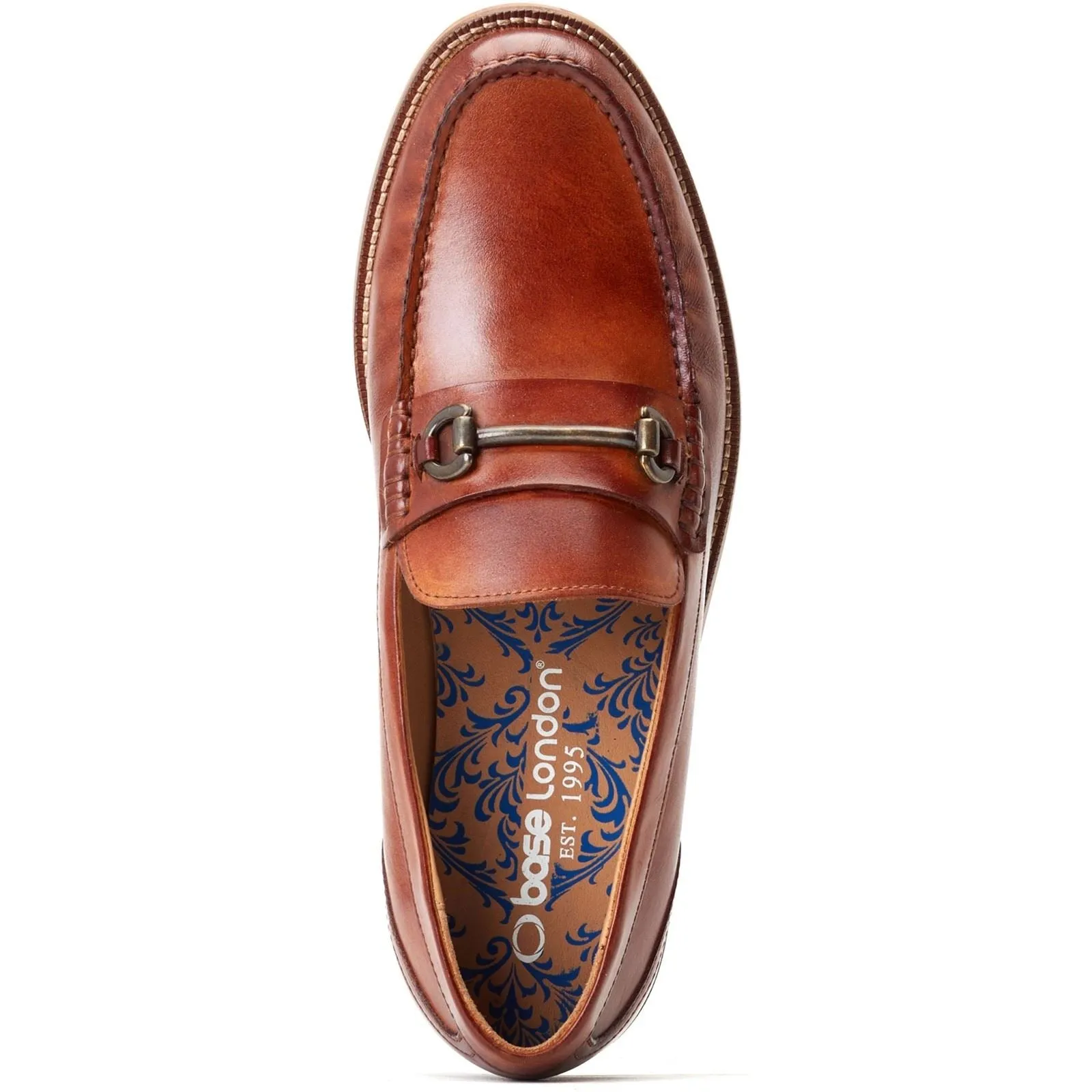 Base London Madison Leather Men's Brown Loafers