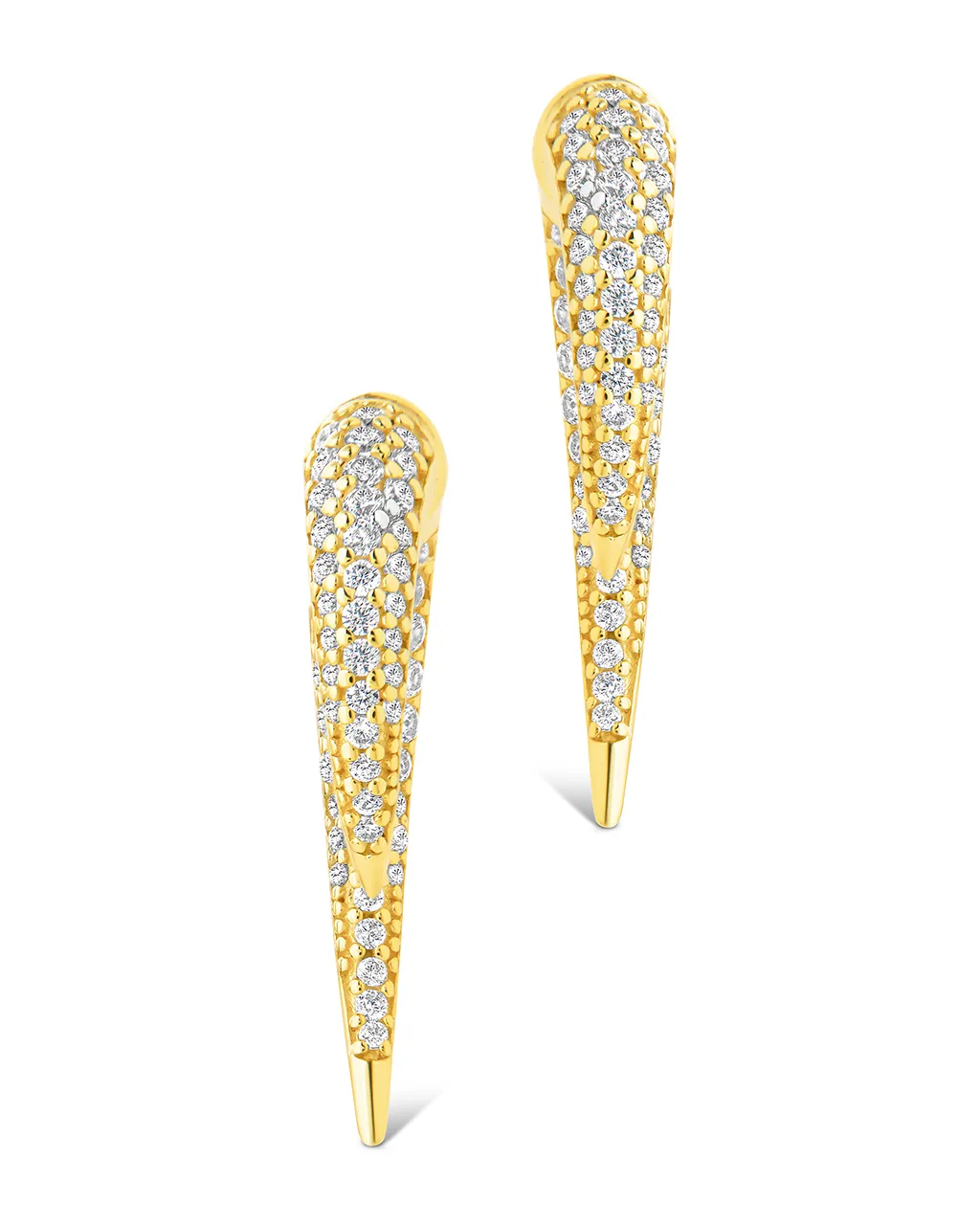 Becca Pointed CZ Stud Earrings