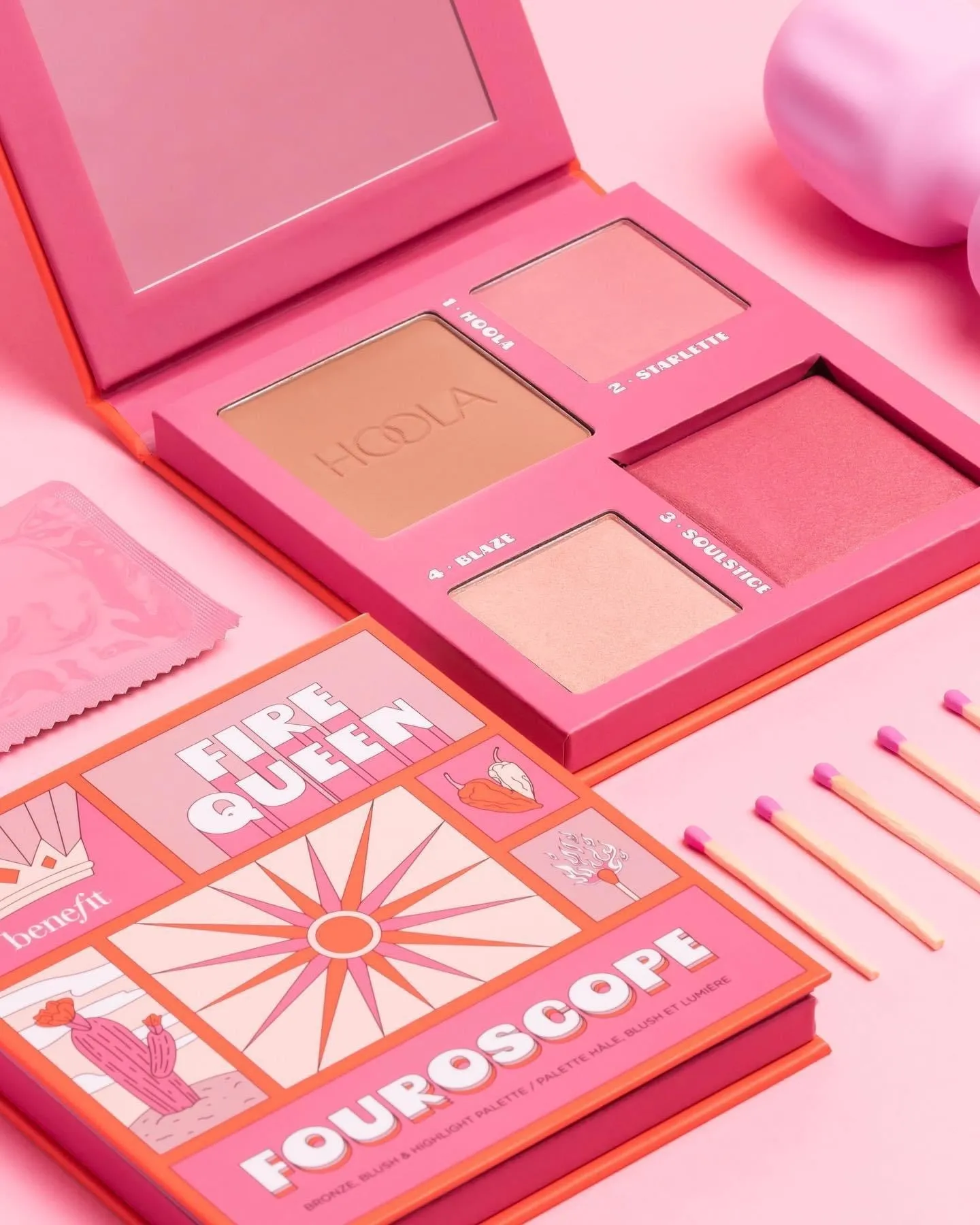 Benefit Cosmetics Fouroscope Fire Queen Palette