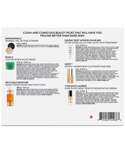 Better Than Bare Clean Beauty Set, Created for Macy's 6-Pc.