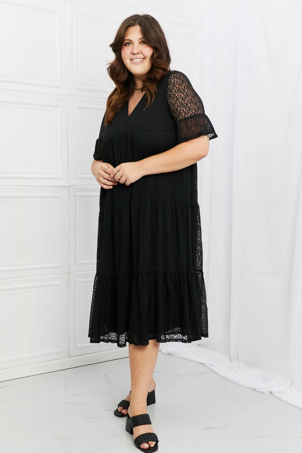 Black Tiered Dress