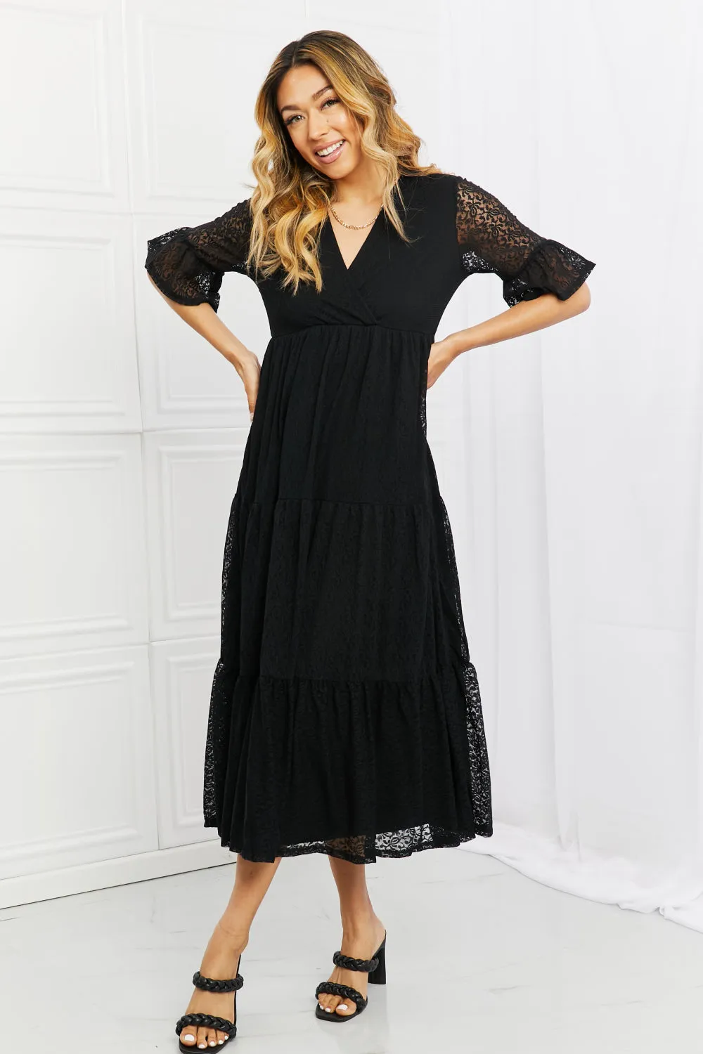 Black Tiered Dress