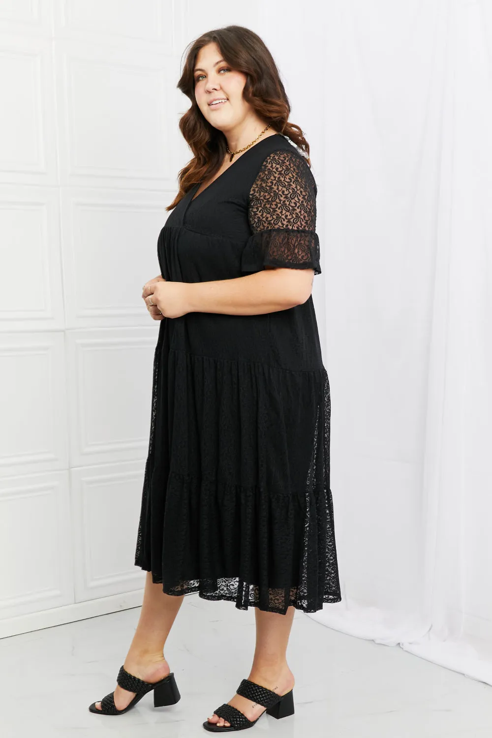 Black Tiered Dress