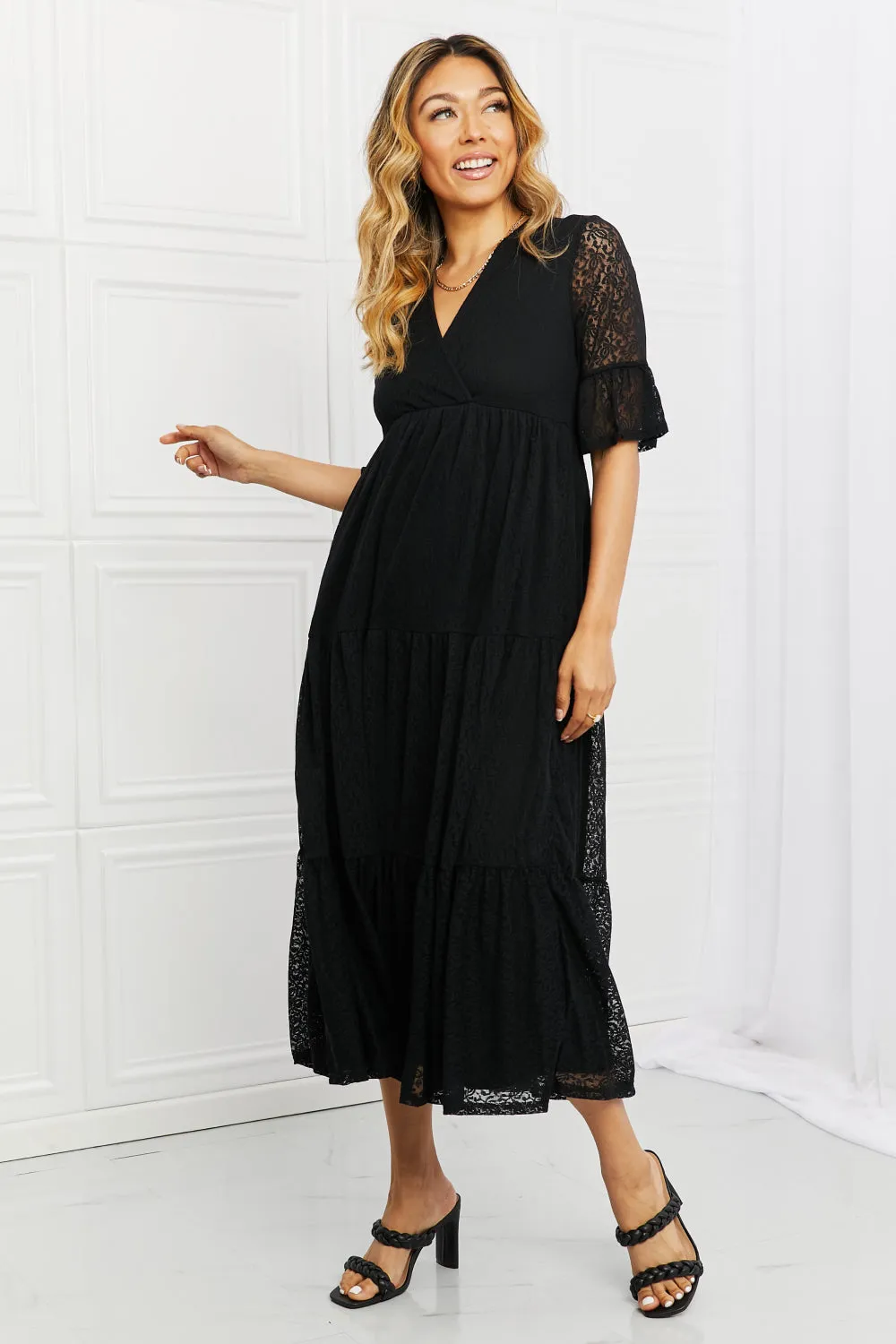 Black Tiered Dress