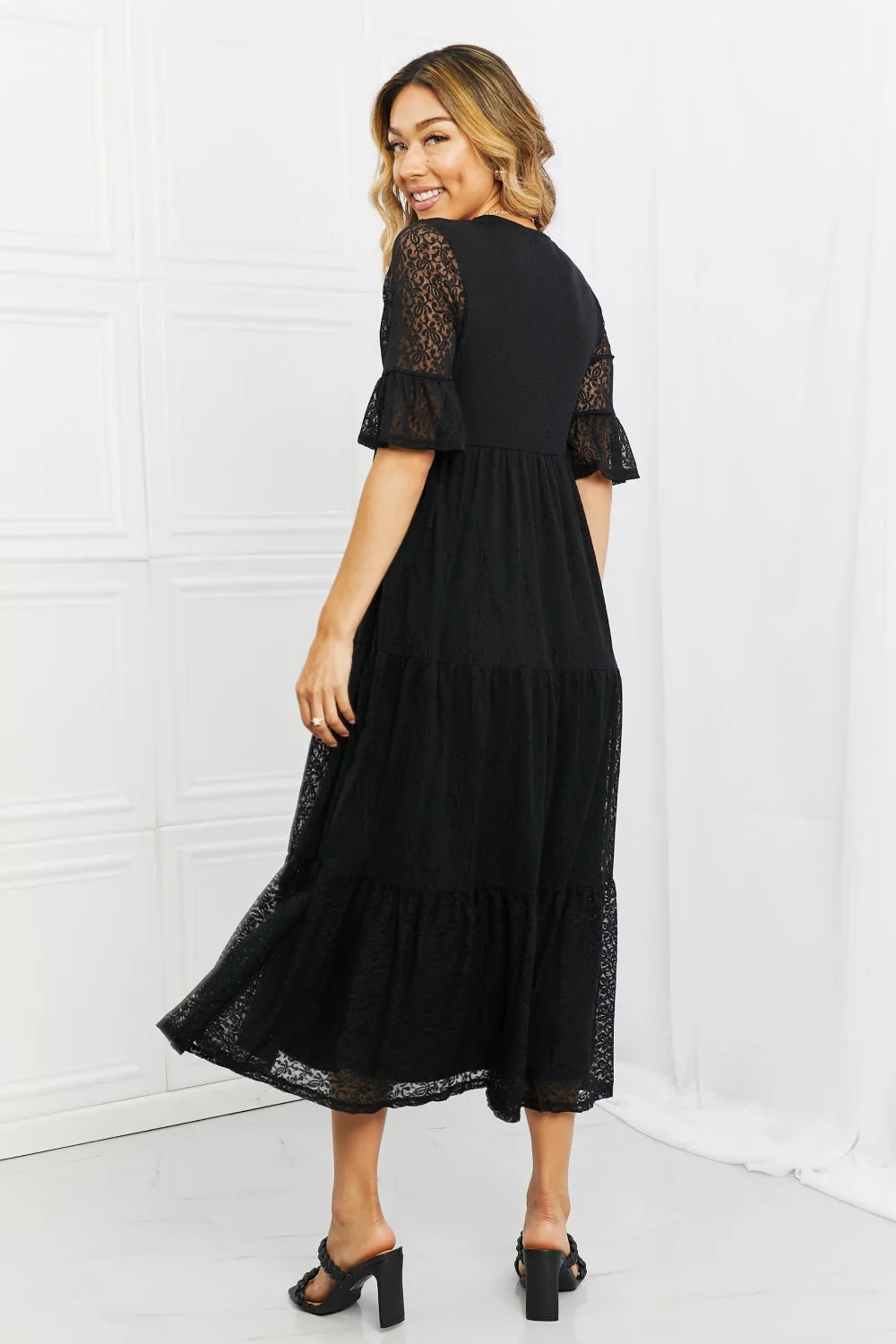 Black Tiered Dress