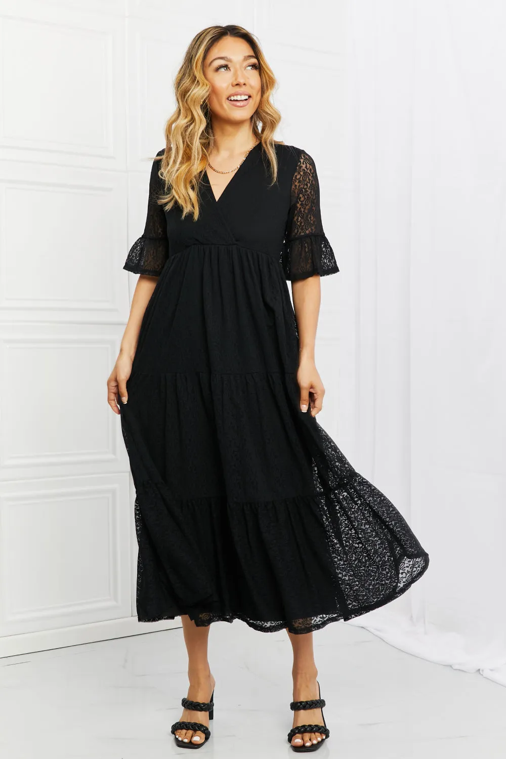 Black Tiered Dress