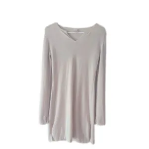 Bloomingdale’s 100% Cashmere Long Sleeved Sweater Dress, Cream, Size Small