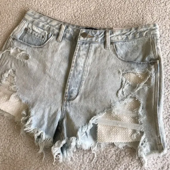 Blue Revival Pearl Girl Short St Barths 29 New