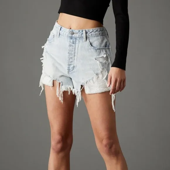 Blue Revival Pearl Girl Short St Barths 29 New
