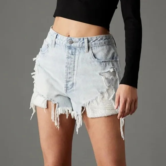 Blue Revival Pearl Girl Short St Barths 29 New