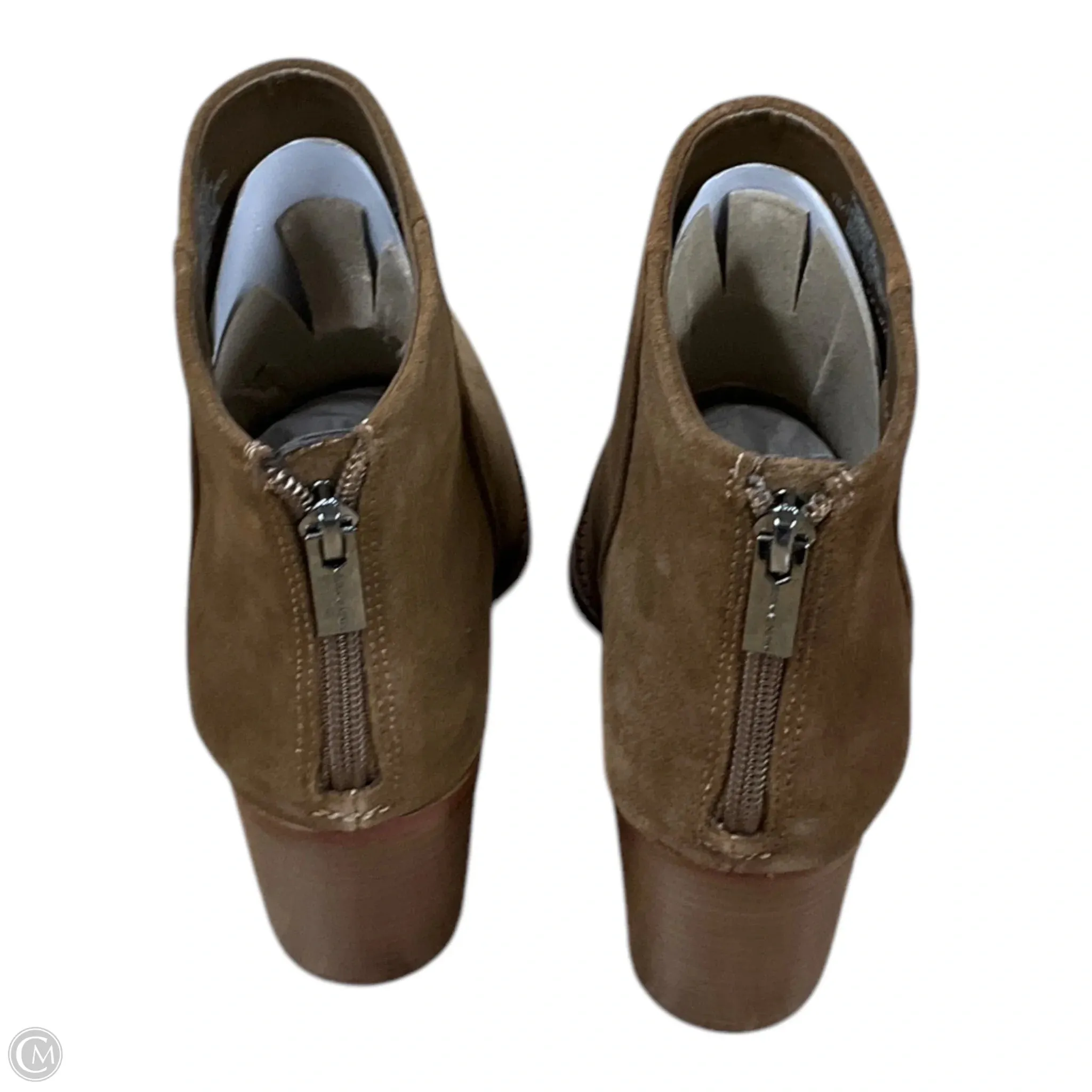 Boots Ankle Heels By Vince Camuto In Brown, Size: 7