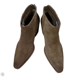 Boots Ankle Heels By Vince Camuto In Brown, Size: 7