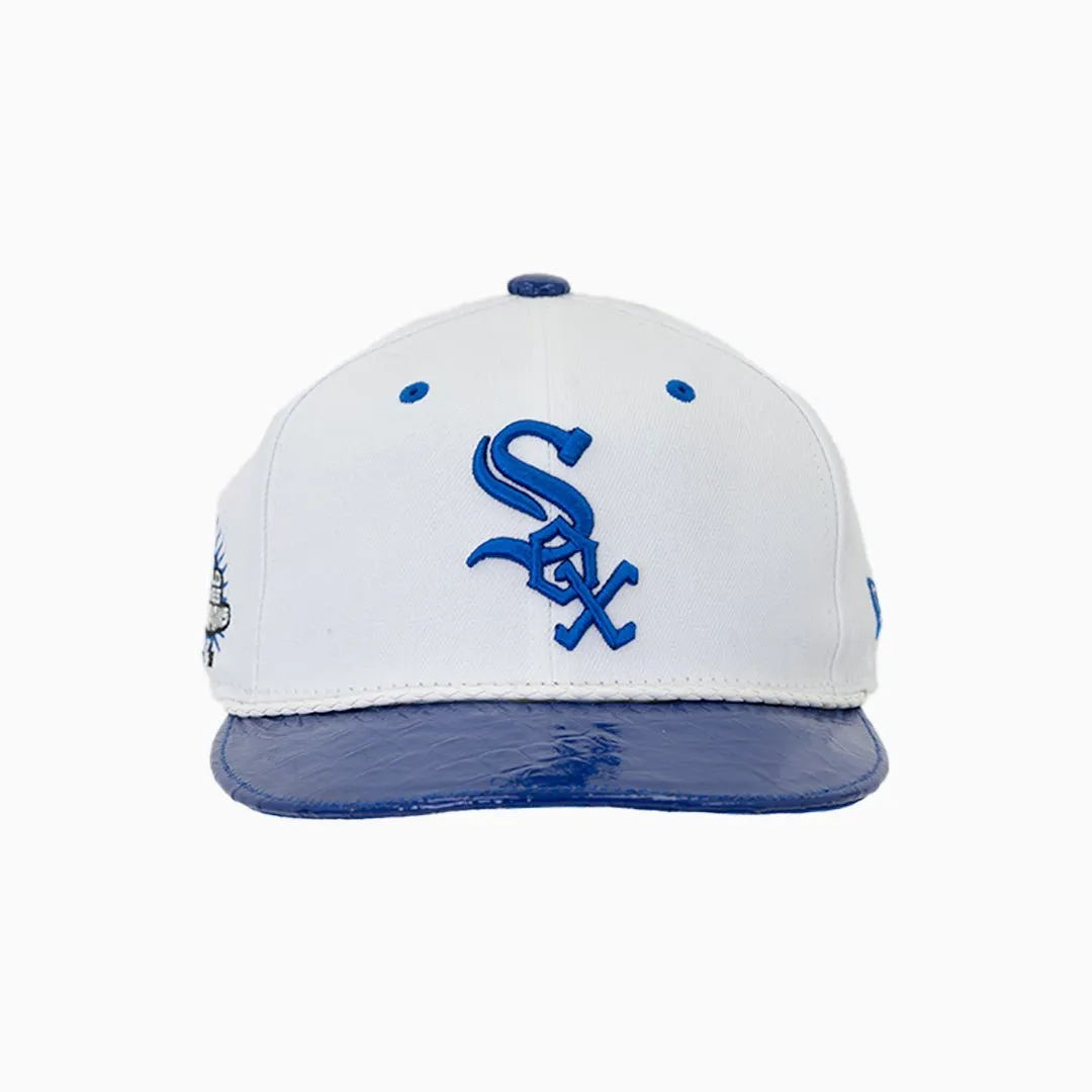 Breyer's Buck 50 Chicago White Sox Hat With Leather Visor