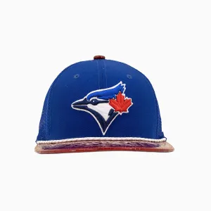 Breyer's Buck 50 Toronto Blue Jays MLB 9Fifty Trucker Hat With Leather Visor
