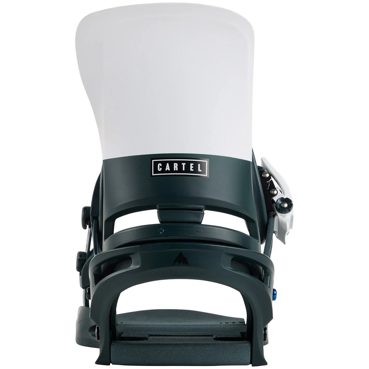 Burton Cartel Snowboard Bindings Mens 2025 Deep Emerald / White