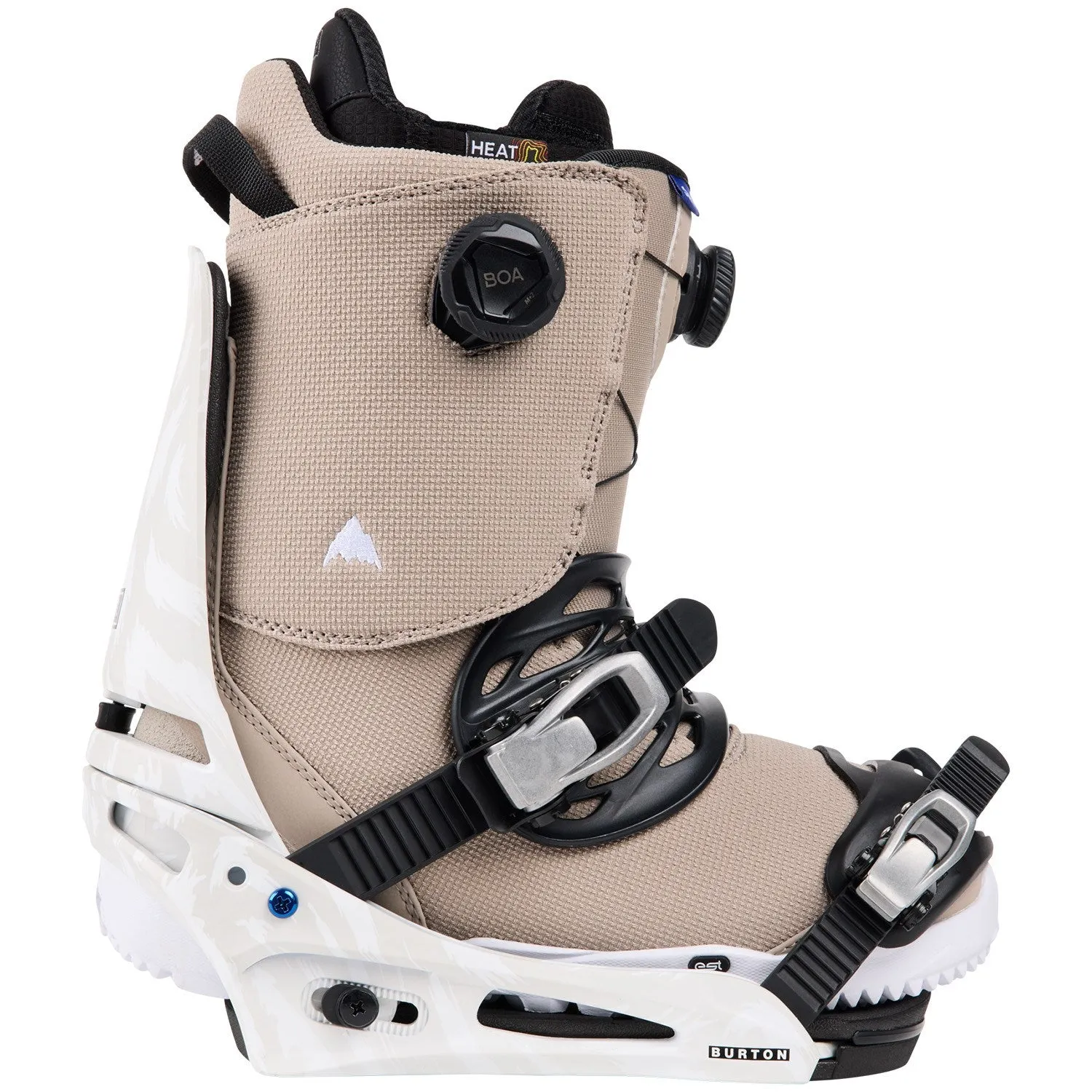 Burton Cartel Snowboard Bindings Mens 2025 Grey / White