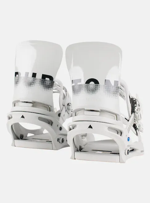 Burton Cartel X Snowboard Bindings Mens Grey / Logo