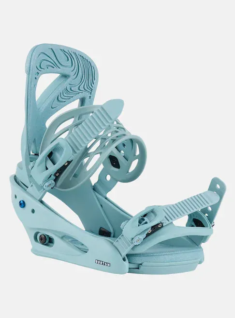 Burton Scribe Snowboard Bindings Womens Rock Lichen