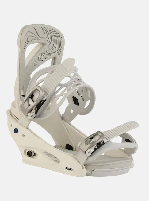 Burton Scribe Snowboard Bindings Womens Stout White