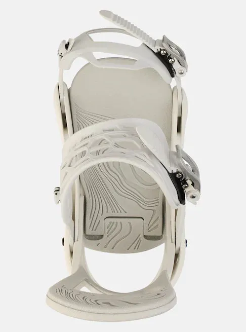 Burton Scribe Snowboard Bindings Womens Stout White