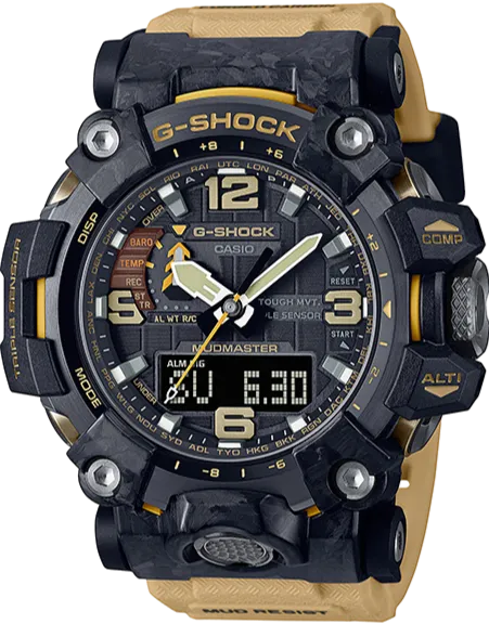 Casio G-Shock Mudmaster Master-of-G 2021 Carbon-Beige GWG-2000-1A5