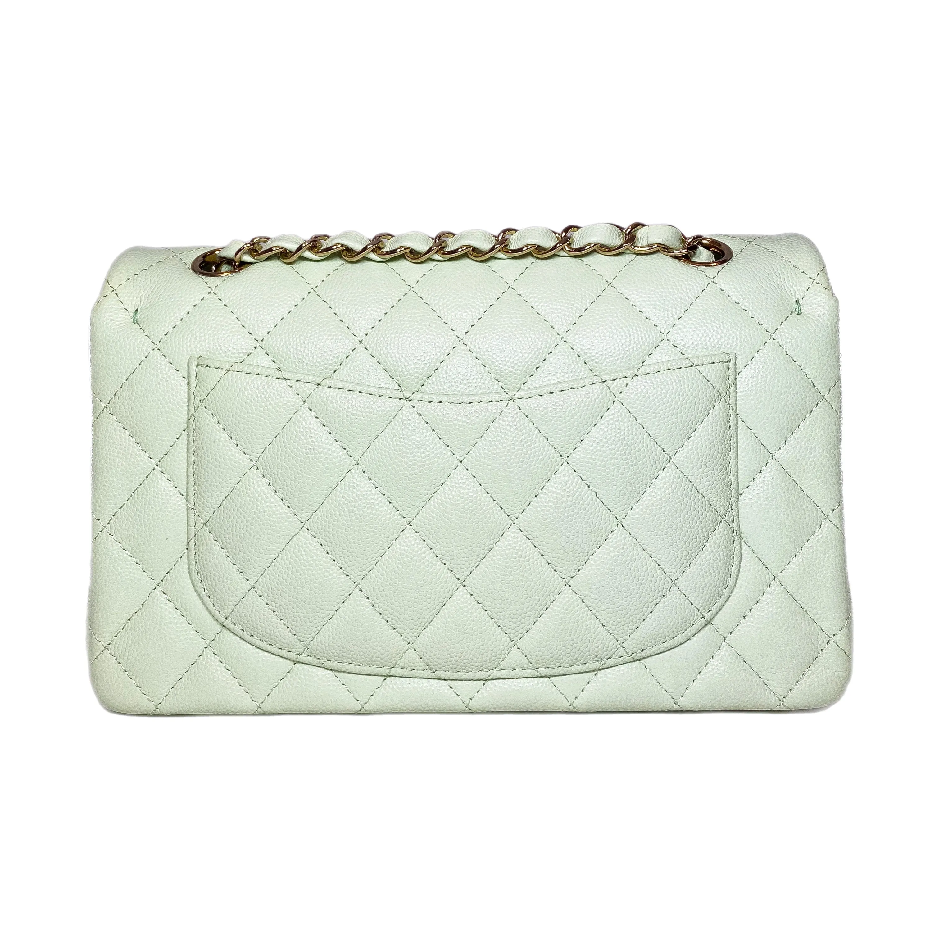 Chanel Mint Small Double Flap Bag
