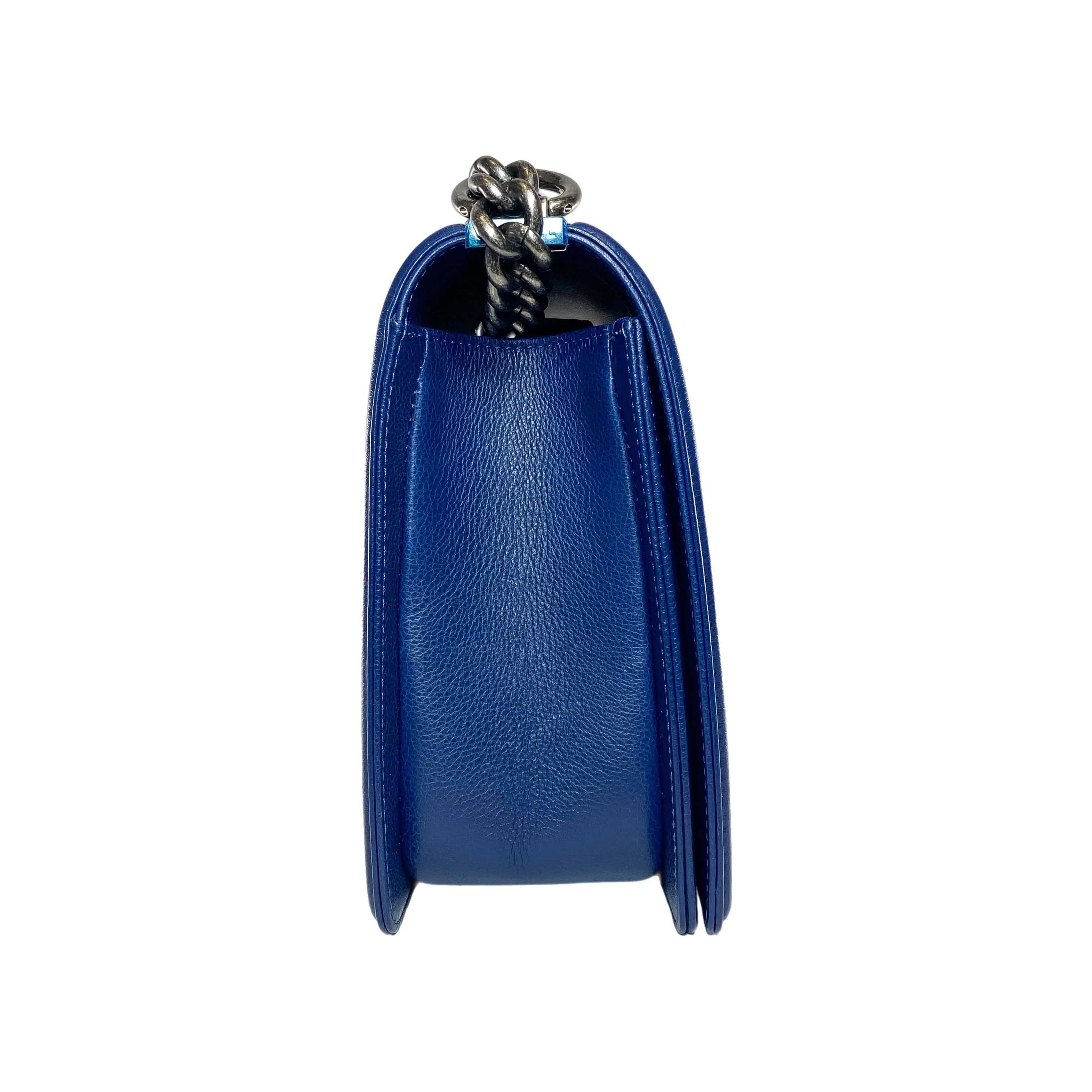 Chanel Navy Boy Bag