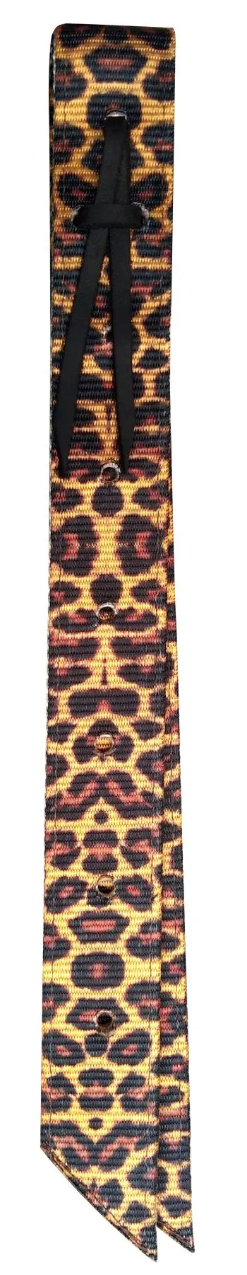 Cheetah print Nylon Latigo/Billet Set