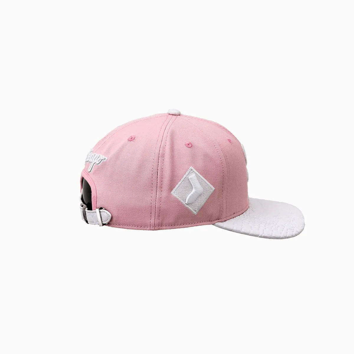 Chicago White Sox MLB Leather Visor Wool Snapback Hat