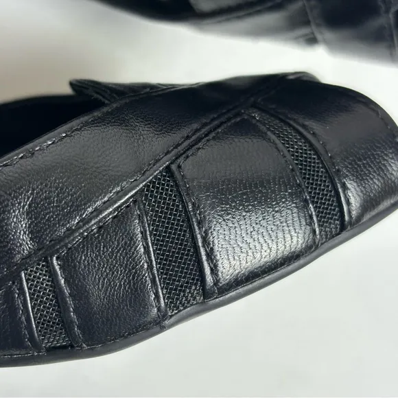 Clarks Artisan Active Air Comfort Peep Toe Pumps Kitten Heels Black Size 7.5