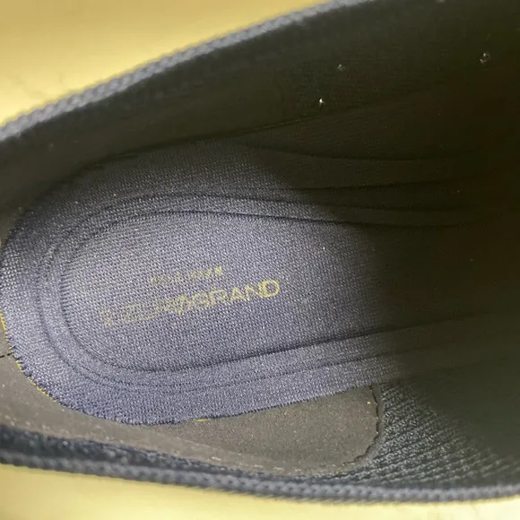 Cole Haan Men's Original Grand Knit Wing TIP II Sneaker, Navy Blue 9.5B