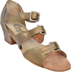 Comfort Triple Buckle - Bronze Leather
