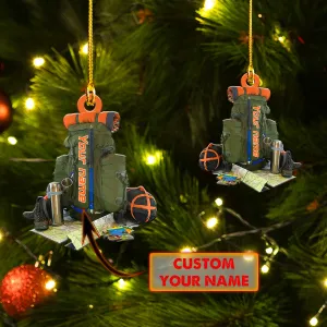 Custom Shaped Ornament - Hiking 2 - H9h3-821