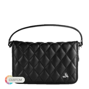 Customizable Lucy Clutch Matelassé - Premium Leather Smartphone Clutch