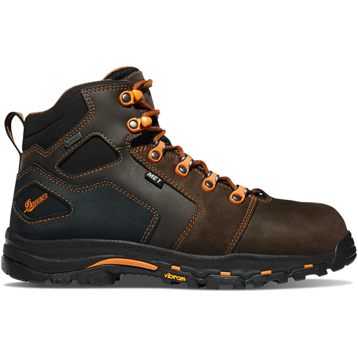 Danner Men's Vicious 4.5" Metguard WP Work Boot - Brown - 13855