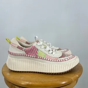 Dolce Vita Daran Wedge multicolored material print Sneaker 7.5
