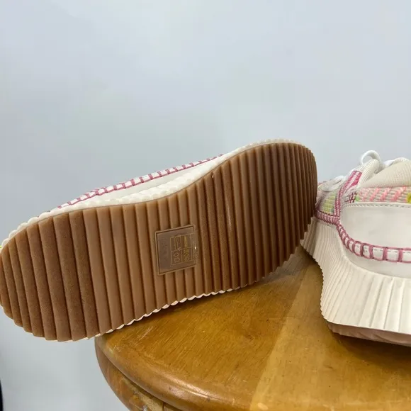 Dolce Vita Daran Wedge multicolored material print Sneaker 7.5